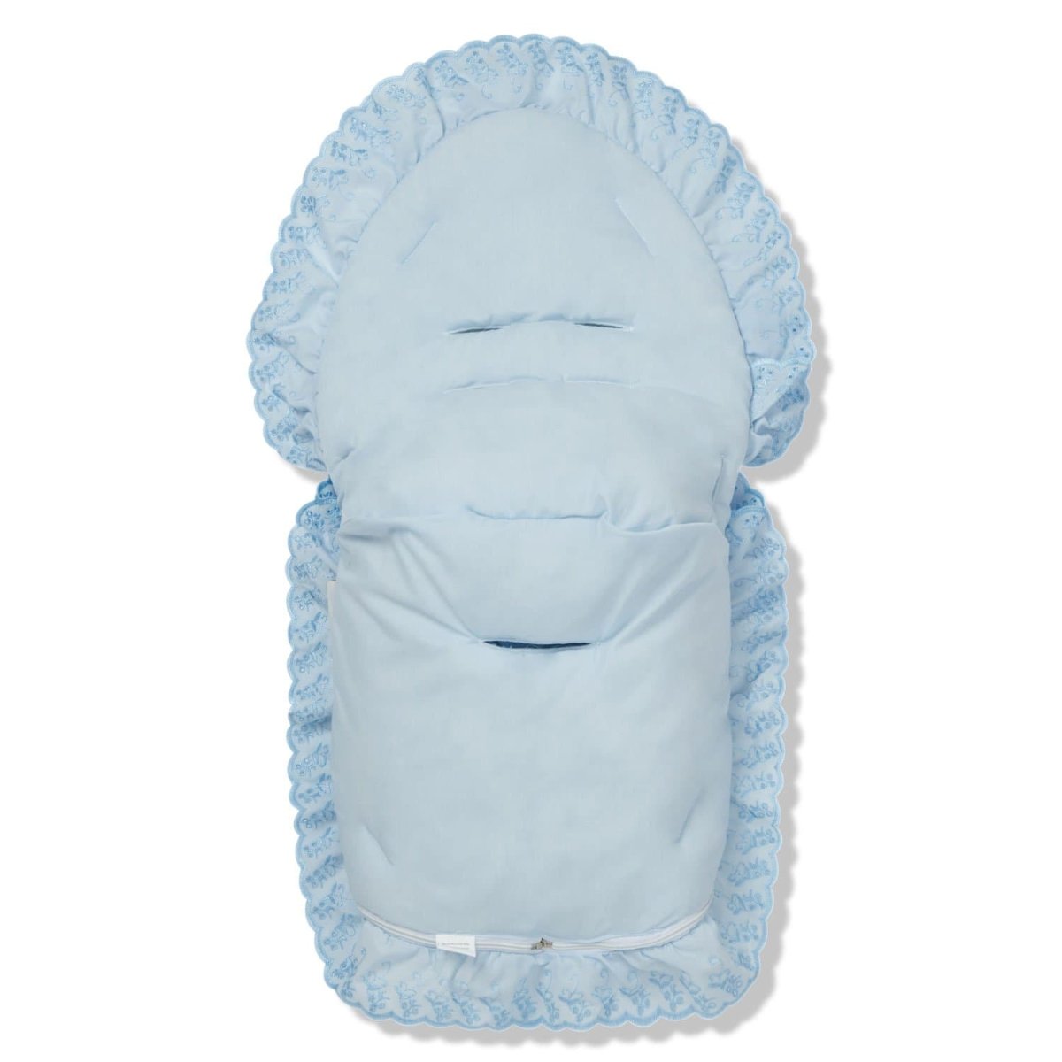 Universal Broderie Anglaise Car Seat Footmuff / Cosy Toes